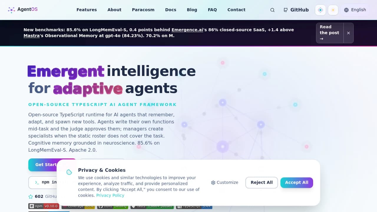 AgentOS product preview