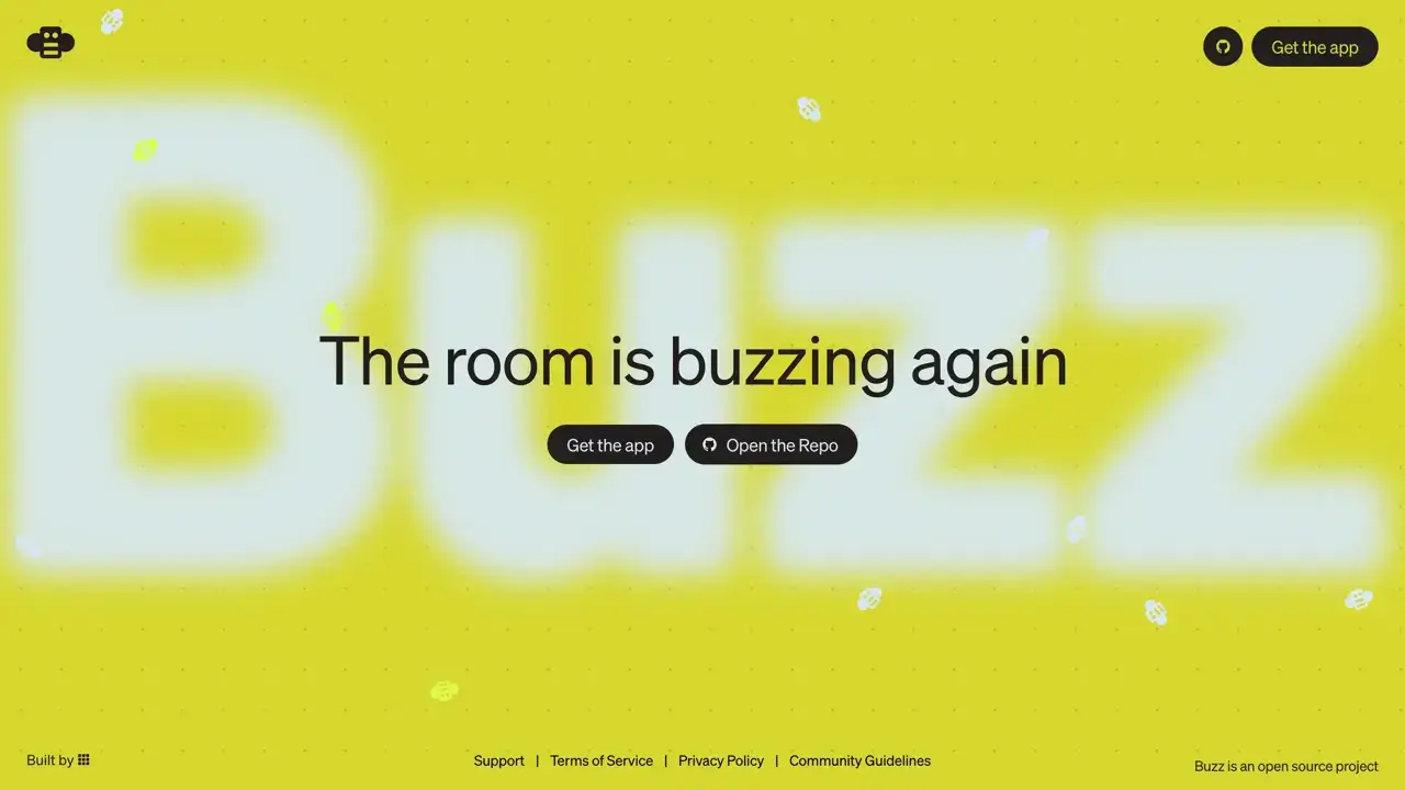 Buzz product interface