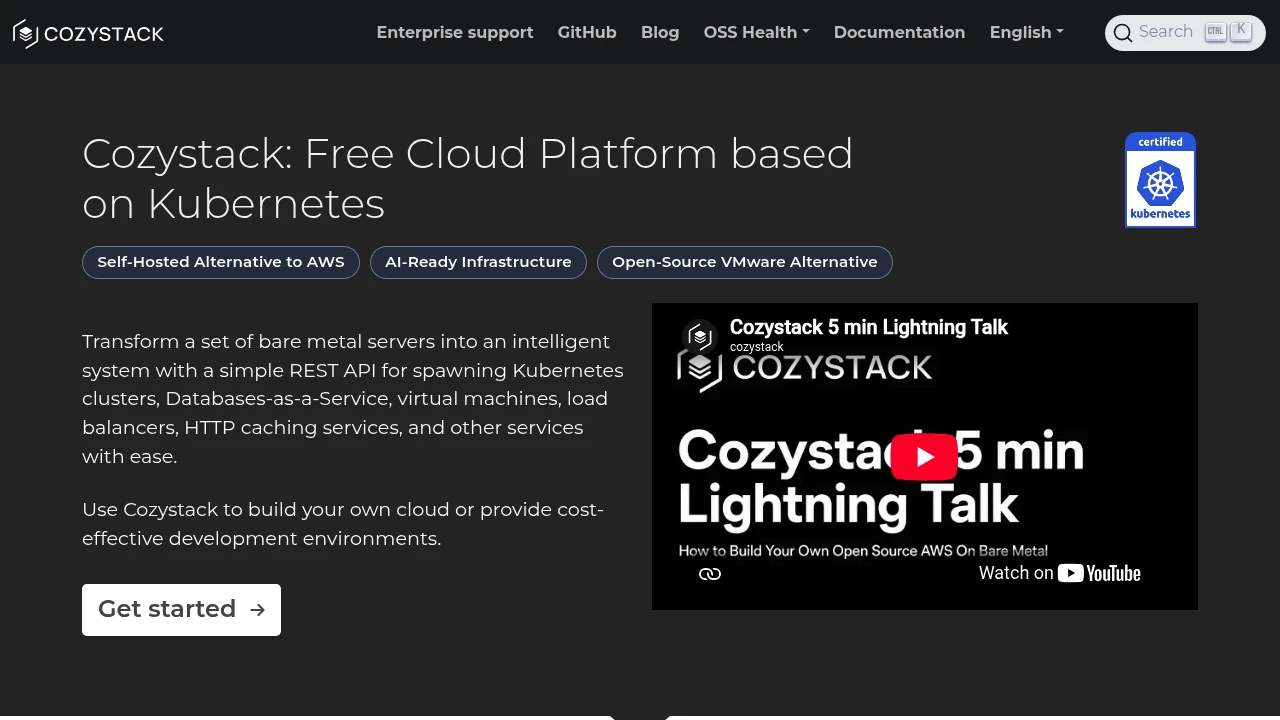 Cozystack product interface