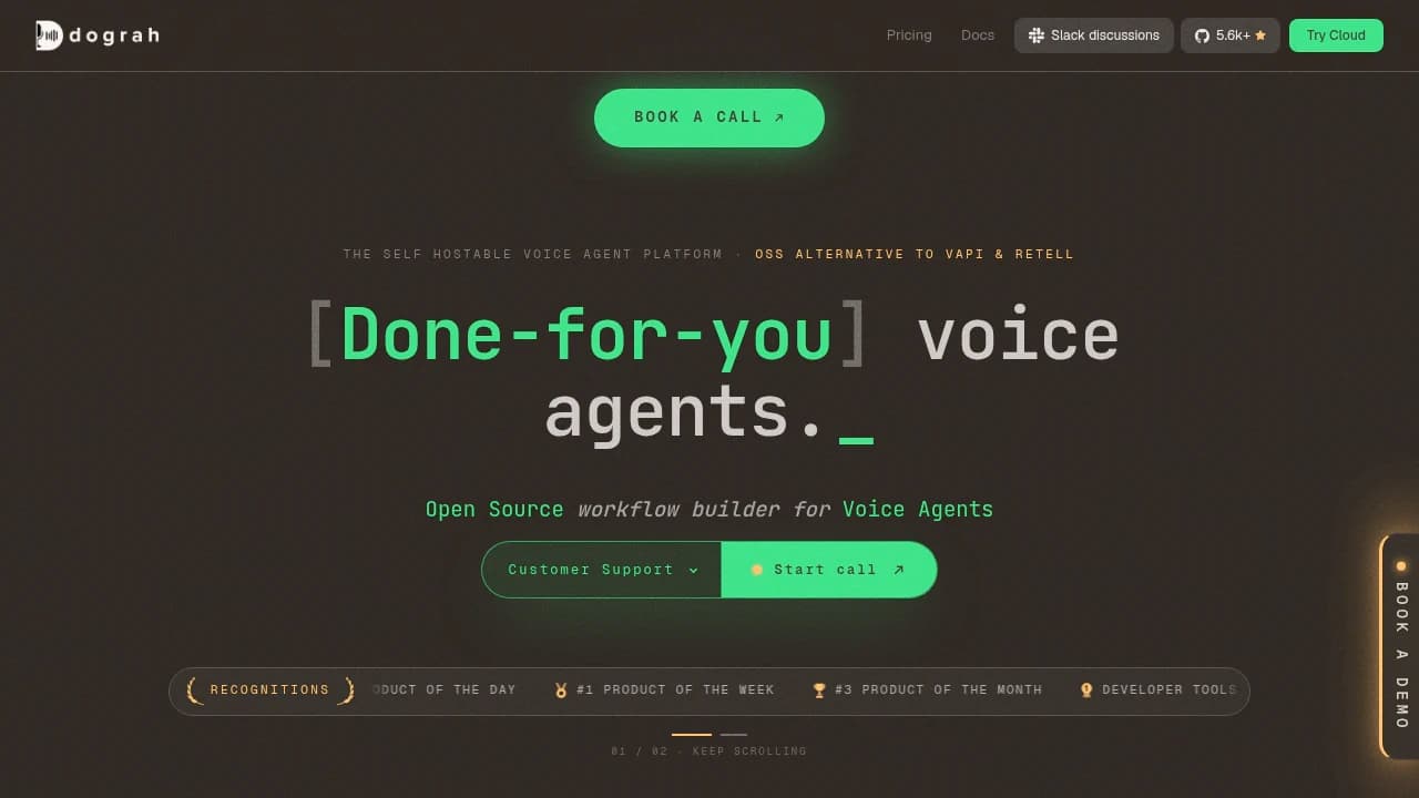 Dograh product interface
