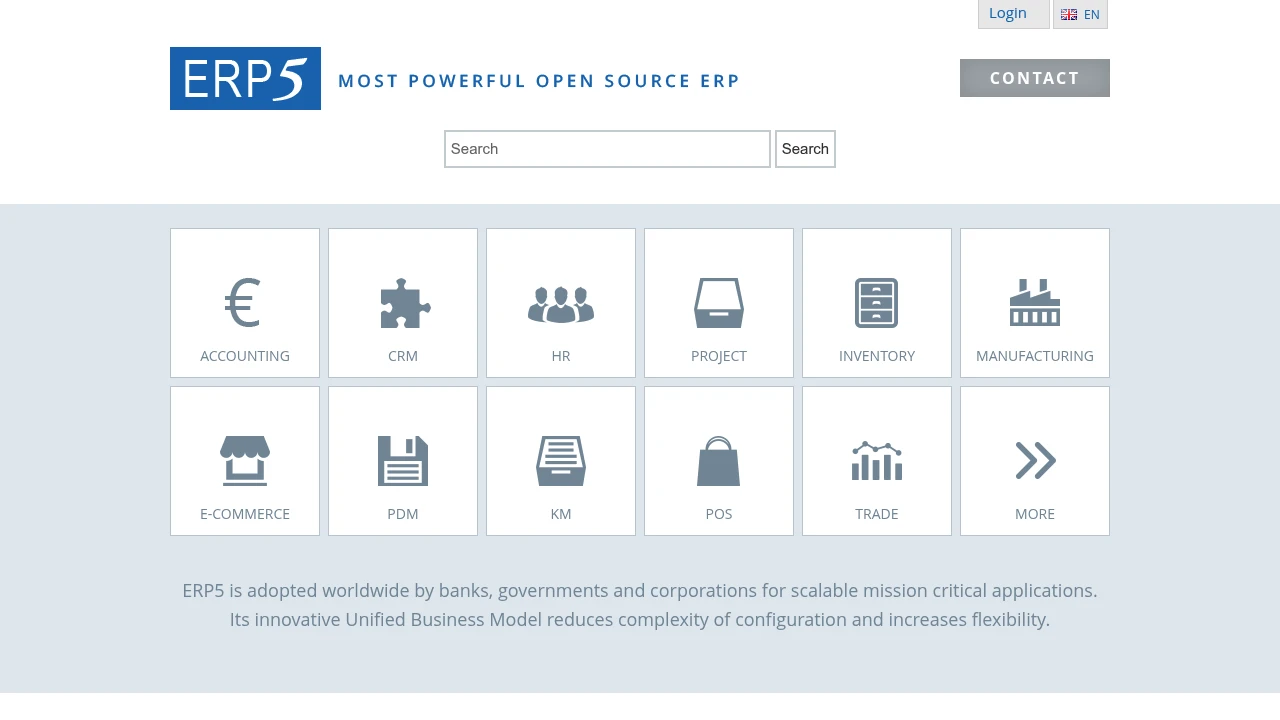 ERP5 product interface