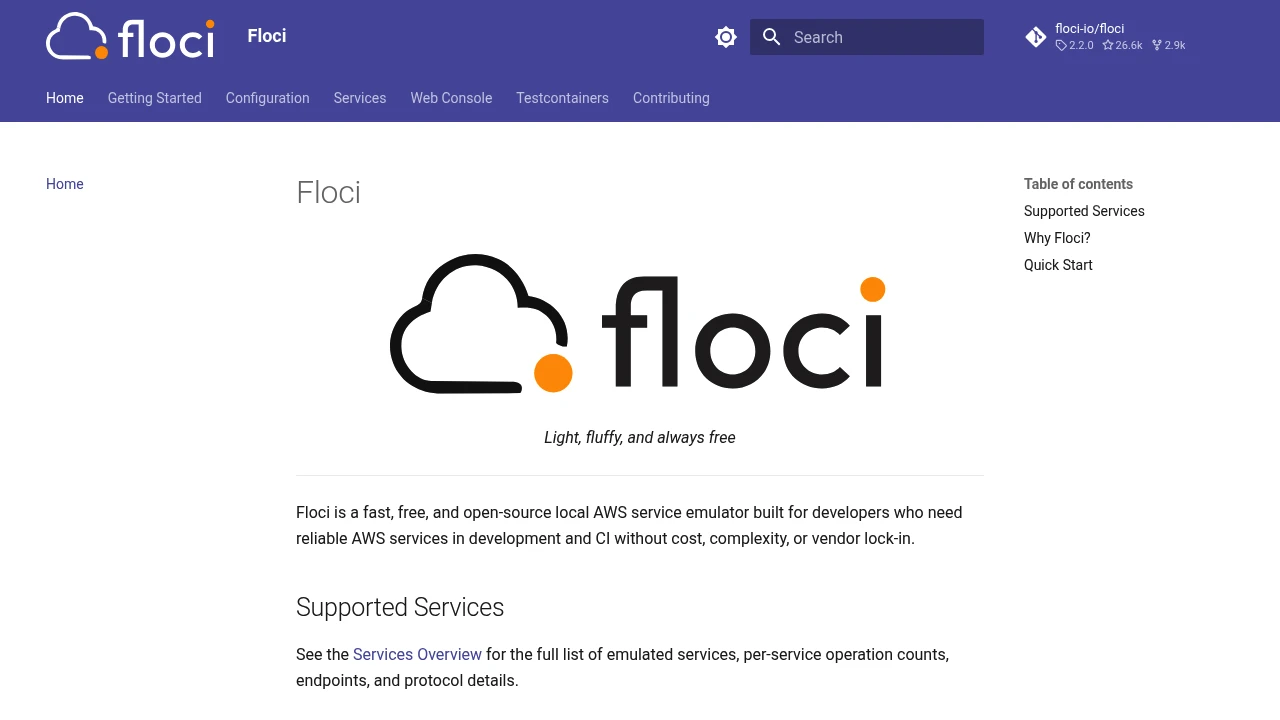 Floci product interface