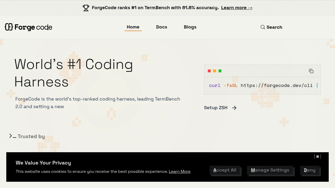 Forgecode product preview