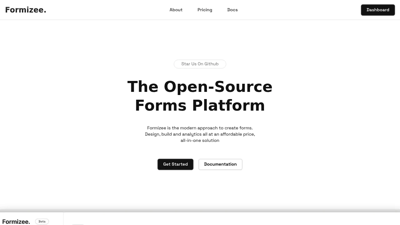 Formizee product interface