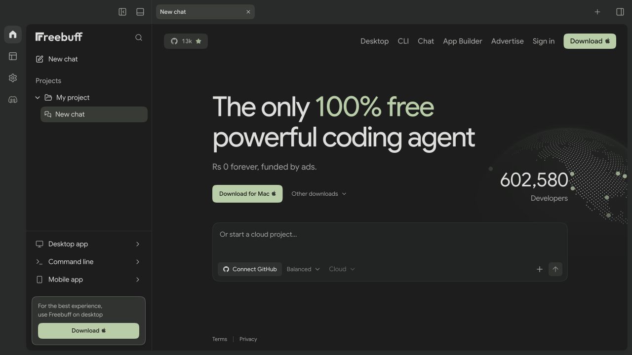 Freebuff product preview