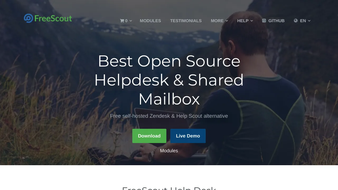 Freescout product interface