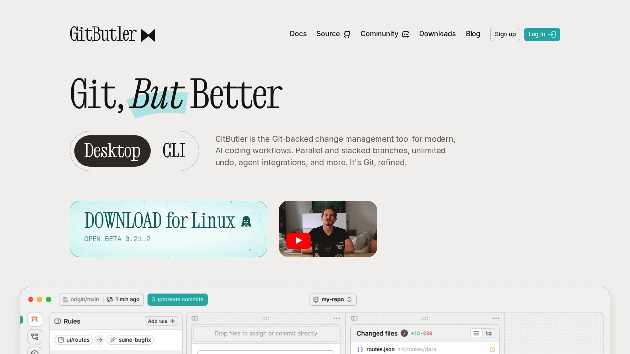 GitButler product interface
