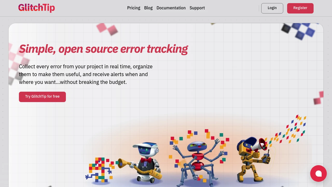 GlitchTip product interface