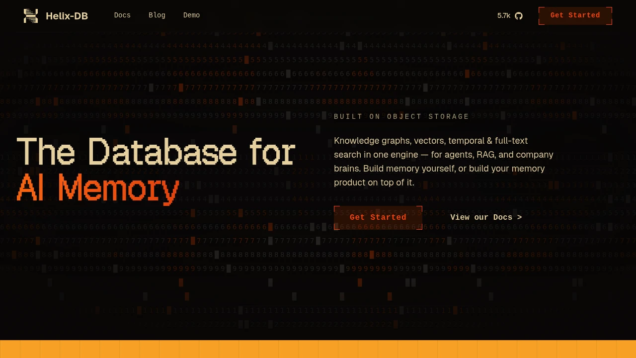 HelixDB product interface