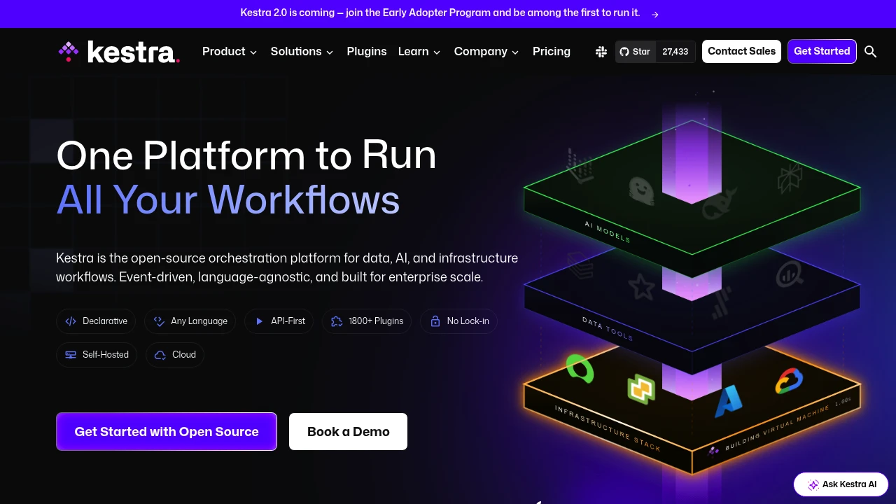 Kestra product interface