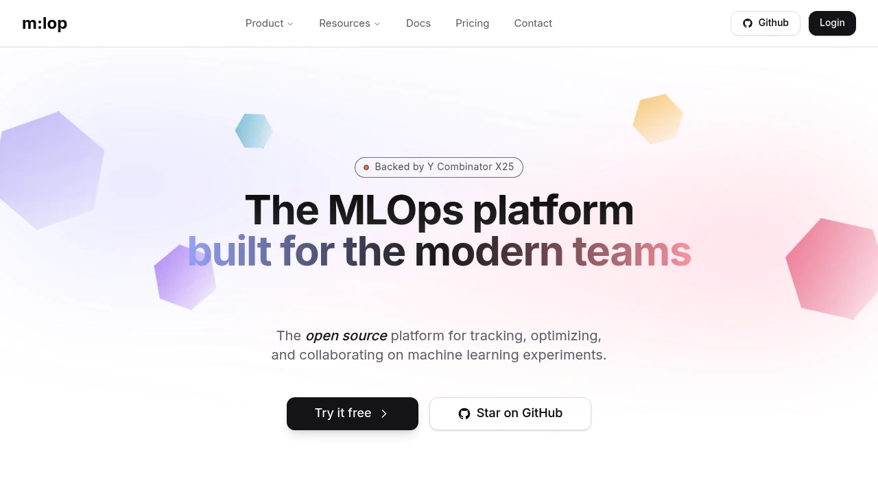 mlop product interface