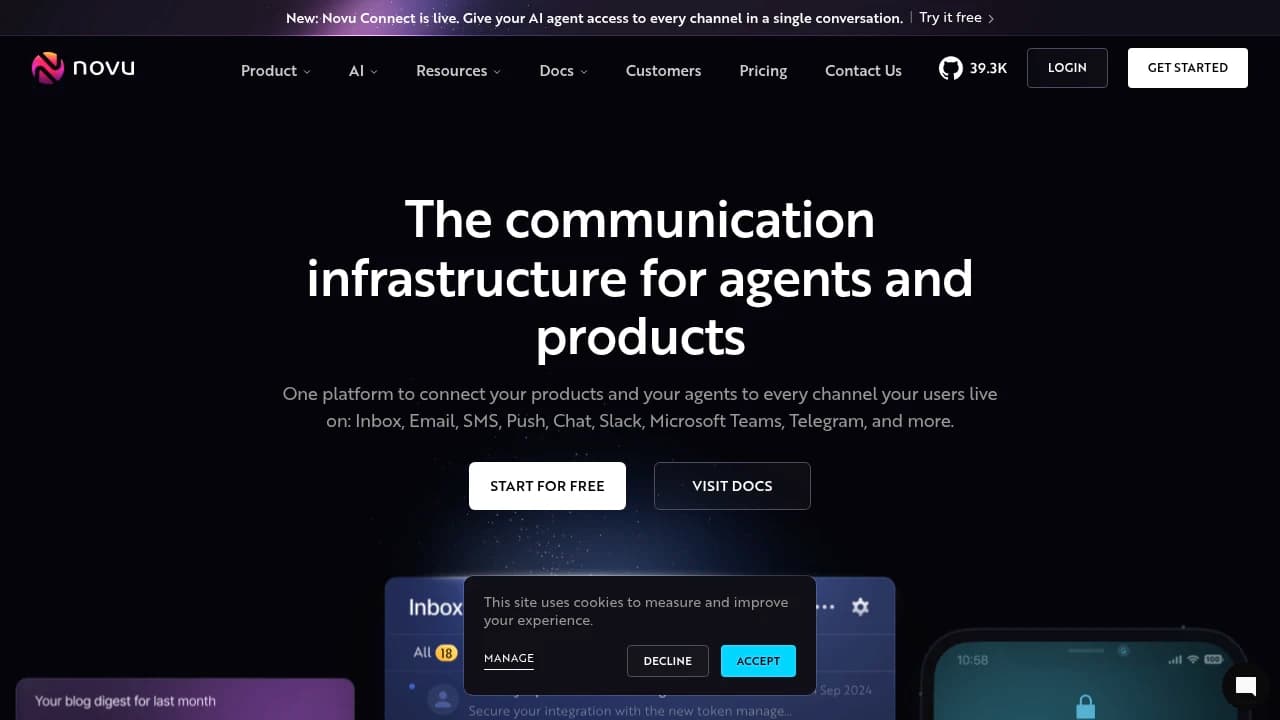 Novu product preview