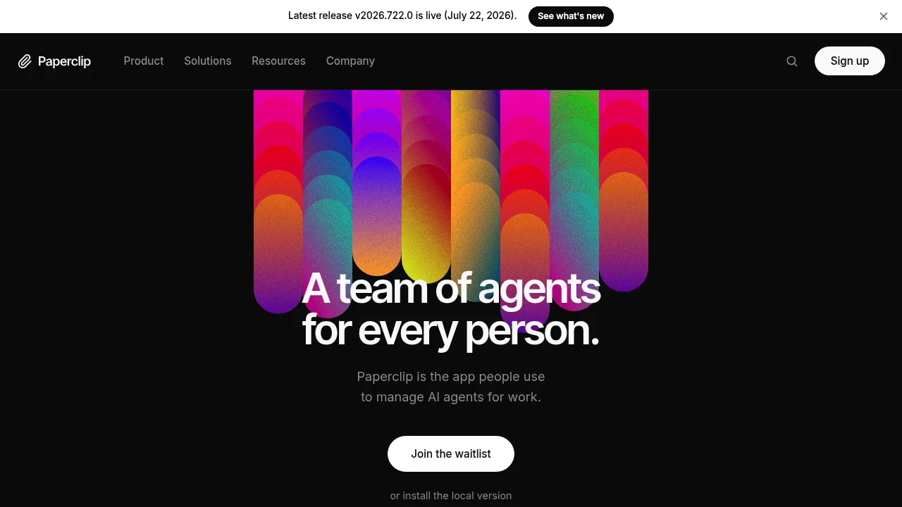 Paperclip product preview