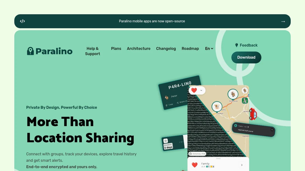 Paralino product interface