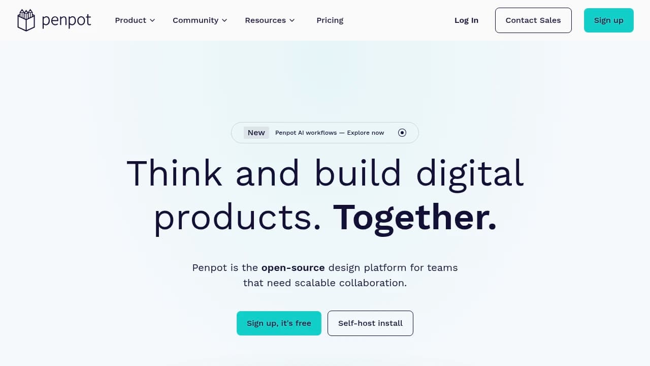 Penpot product interface