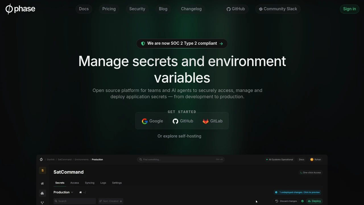 Phase product interface
