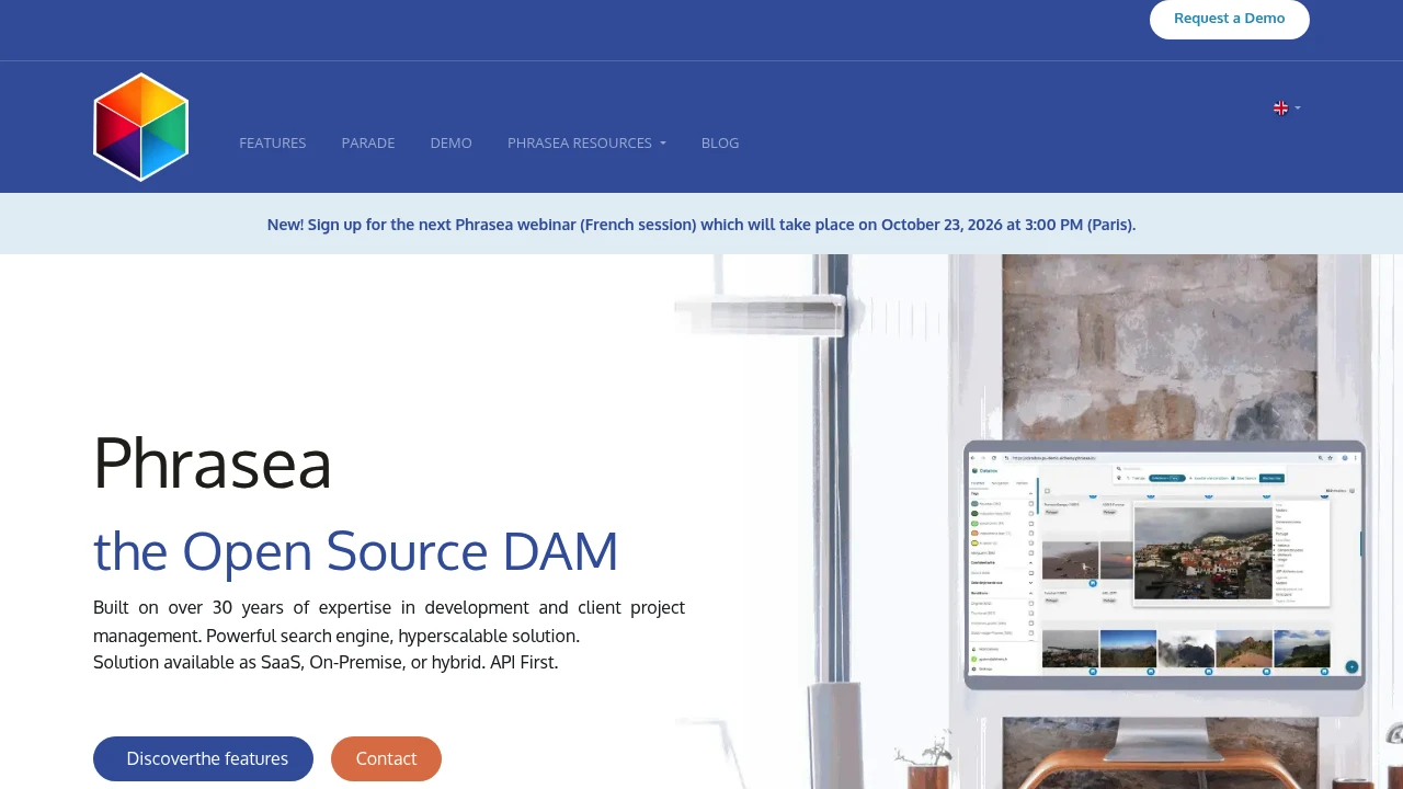 Phrasea product interface