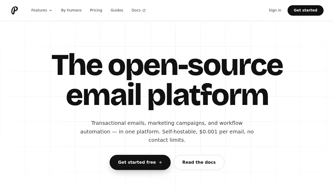 Plunk product interface