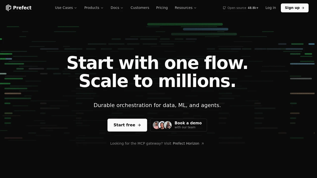 Prefect product interface