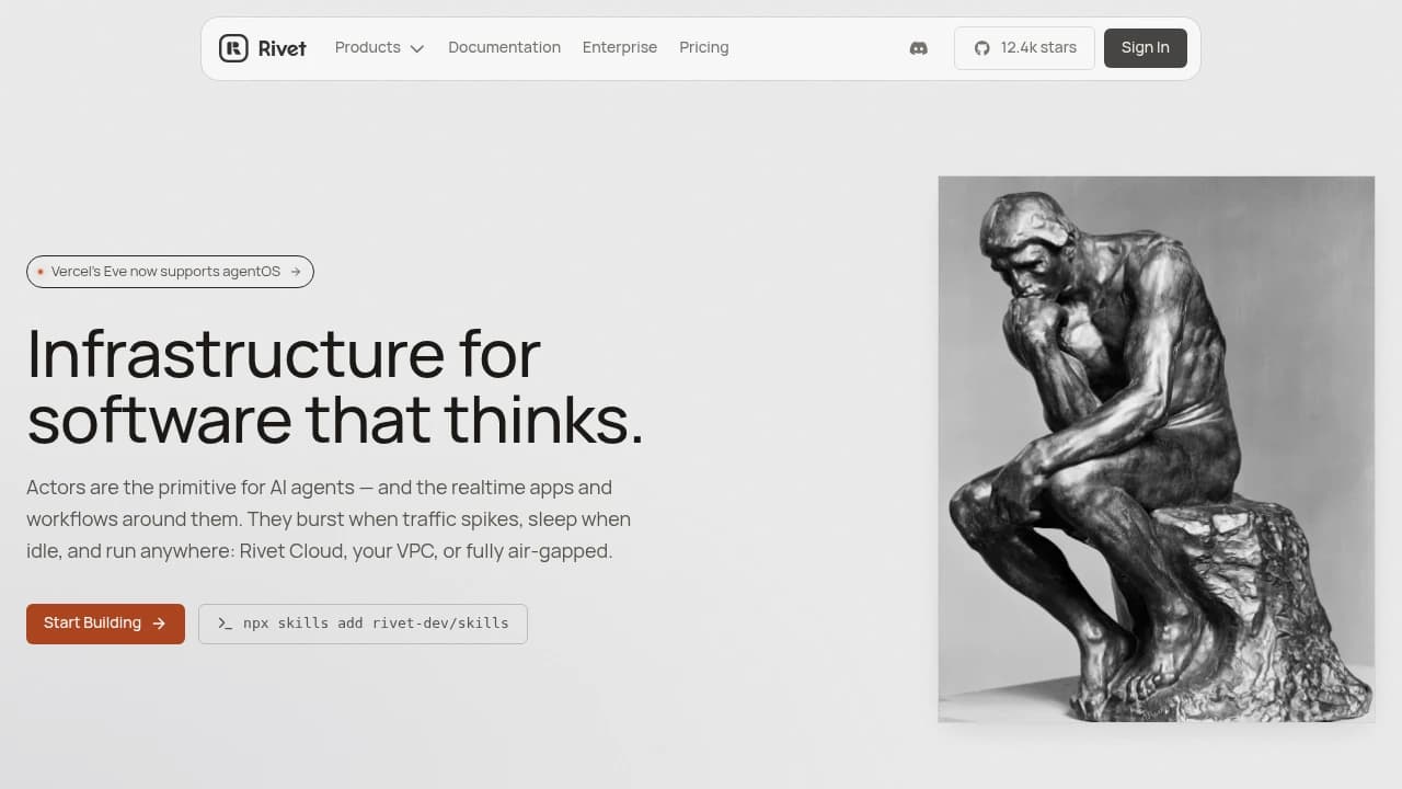 Rivet product interface
