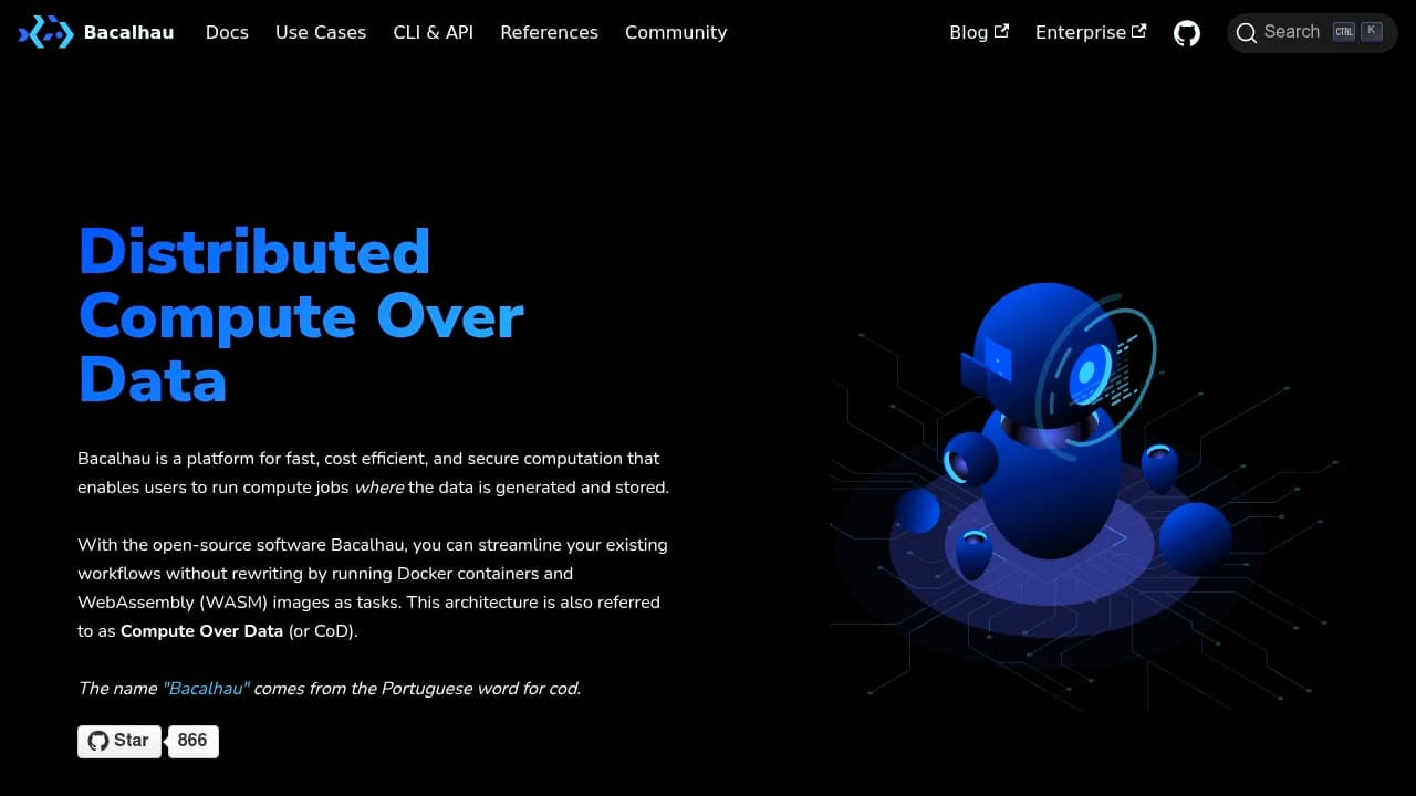 Bacalhau product interface