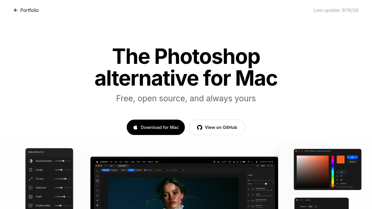 Compositor product interface