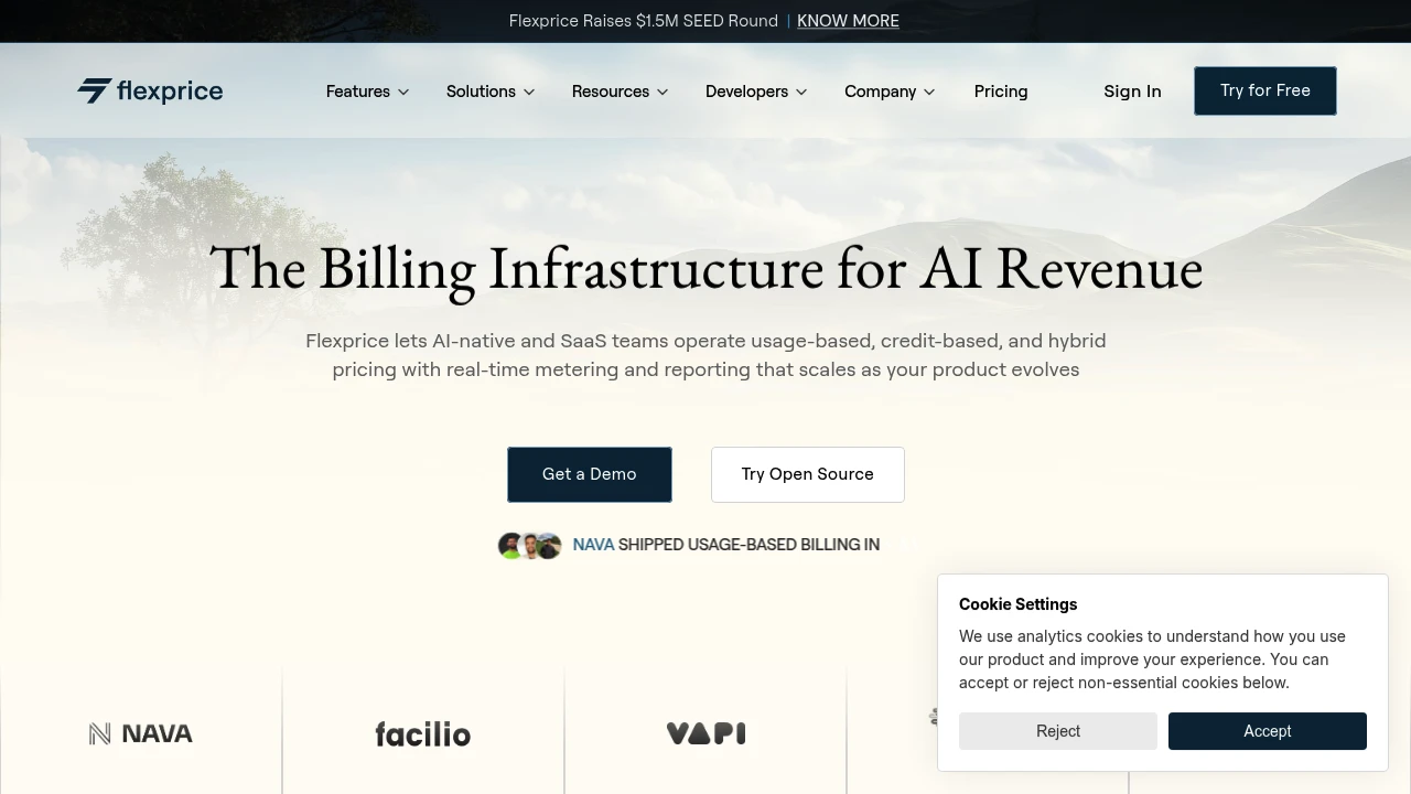 Flexprice product interface