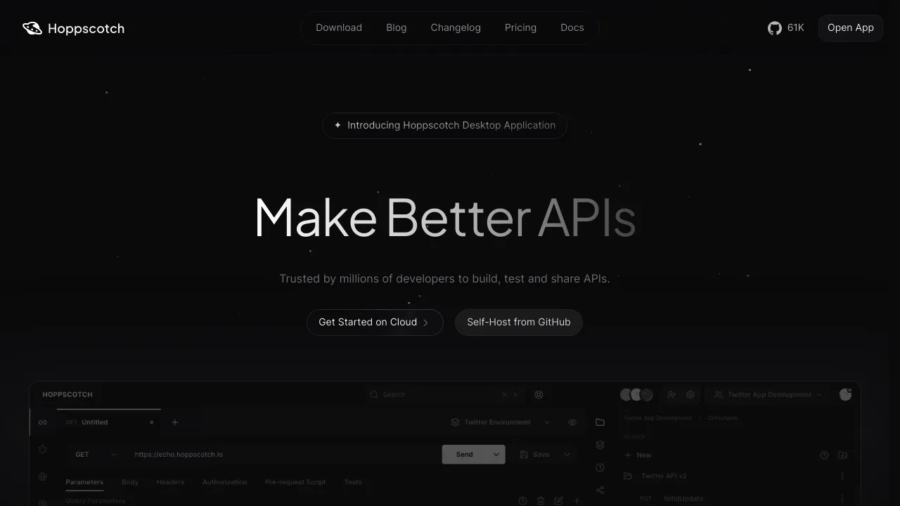 Hoppscotch product interface