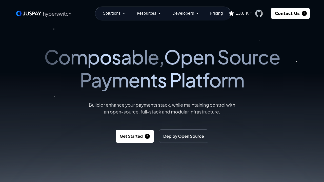 Hyperswitch product interface