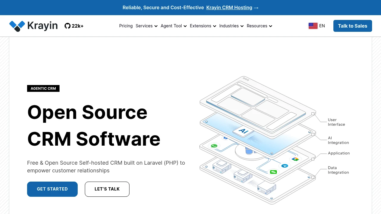 Krayin product interface