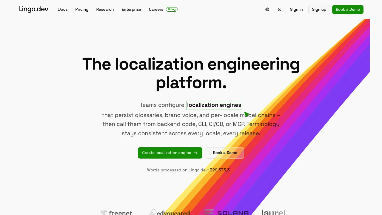 Lingo.dev product interface