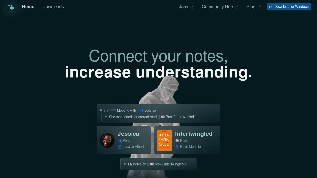 Logseq product interface