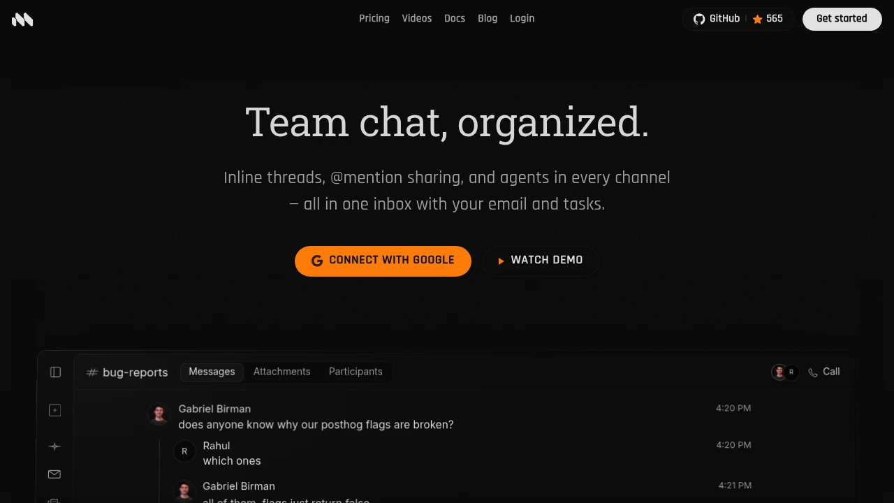 Macro Chat product interface