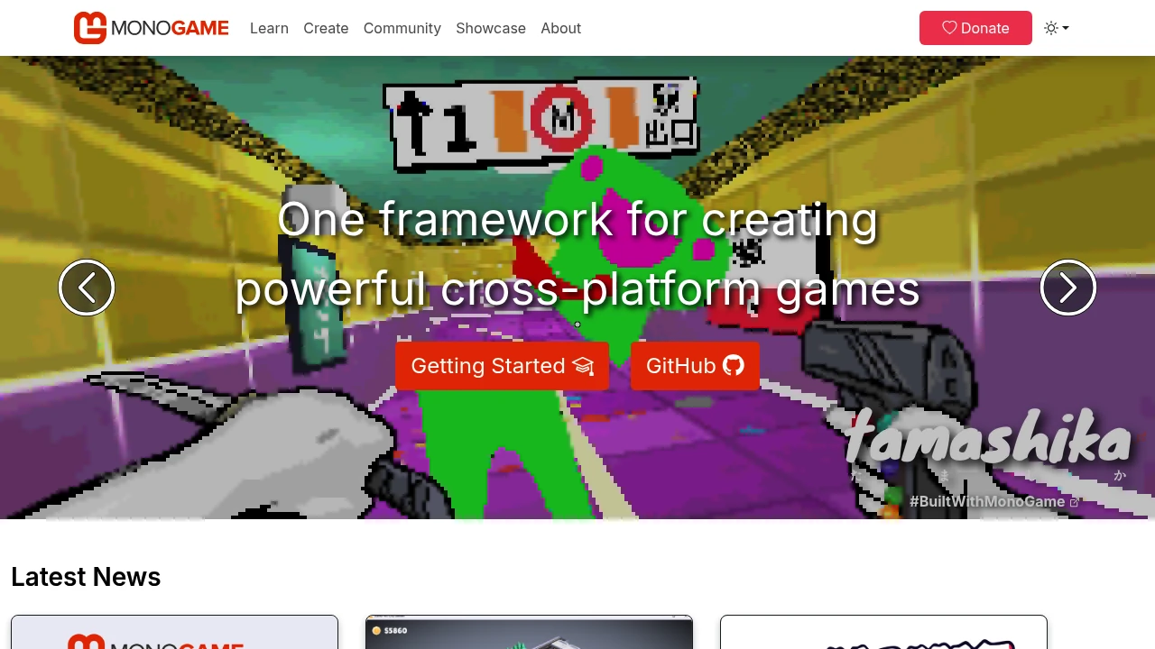 MonoGame product interface