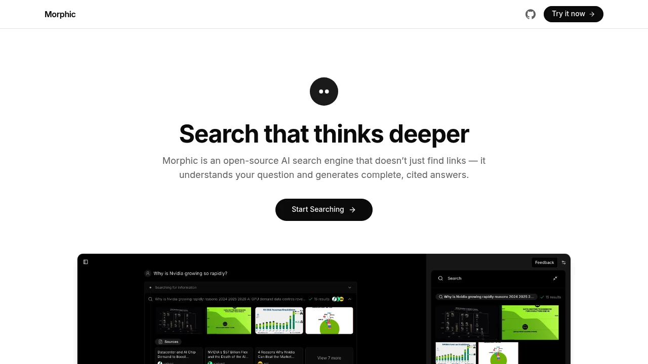 Morphic product interface