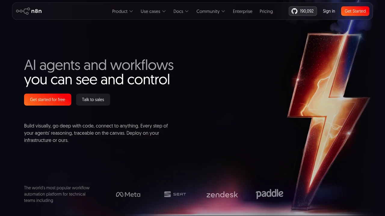 n8n product interface