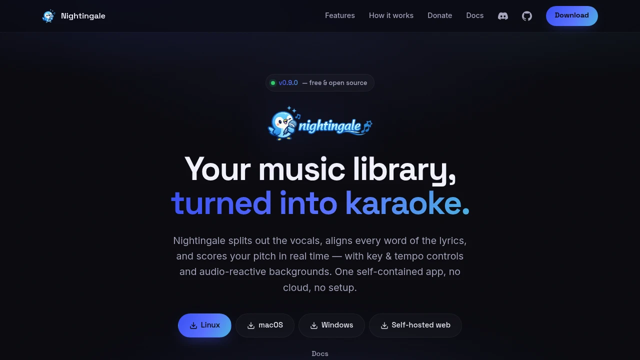 Nightingale product interface