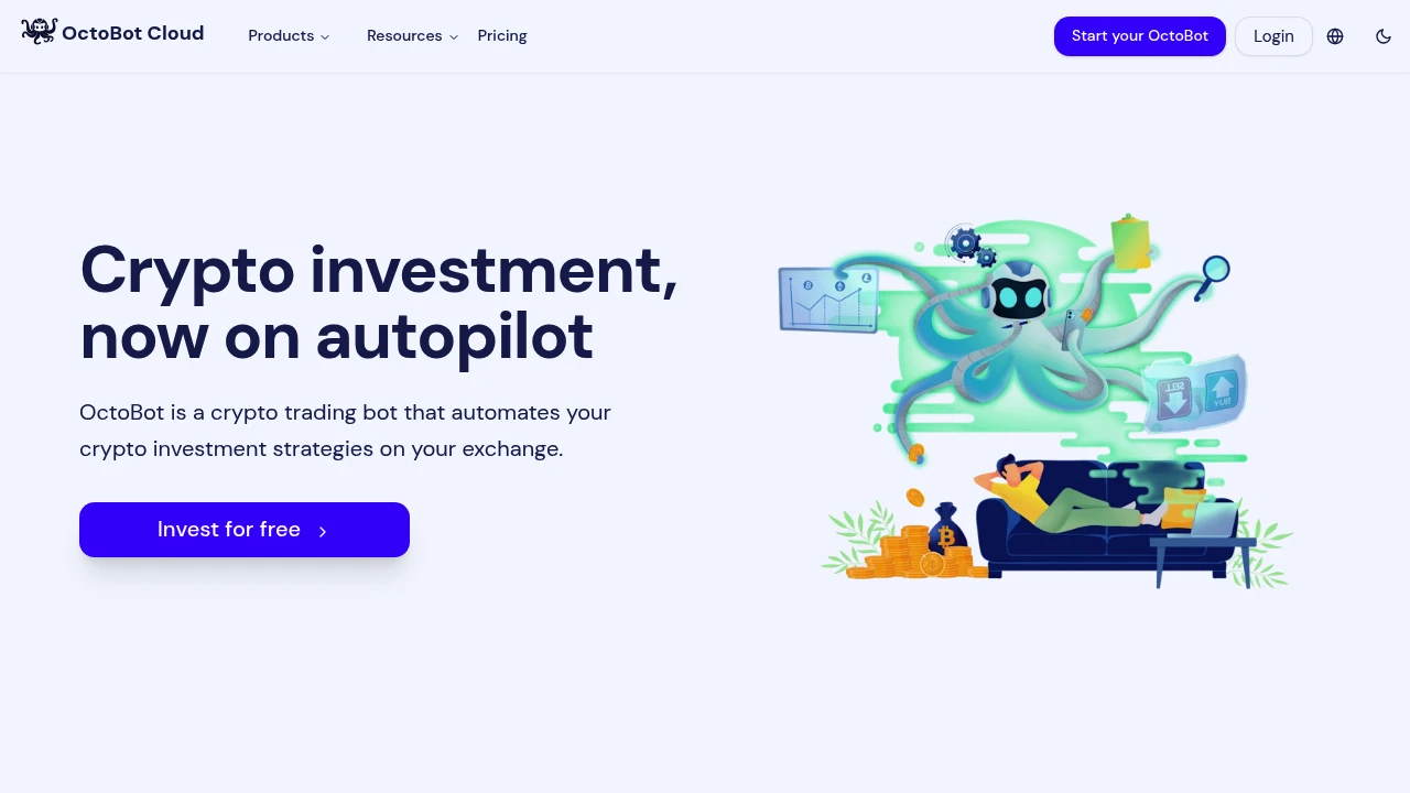 OctoBot product interface