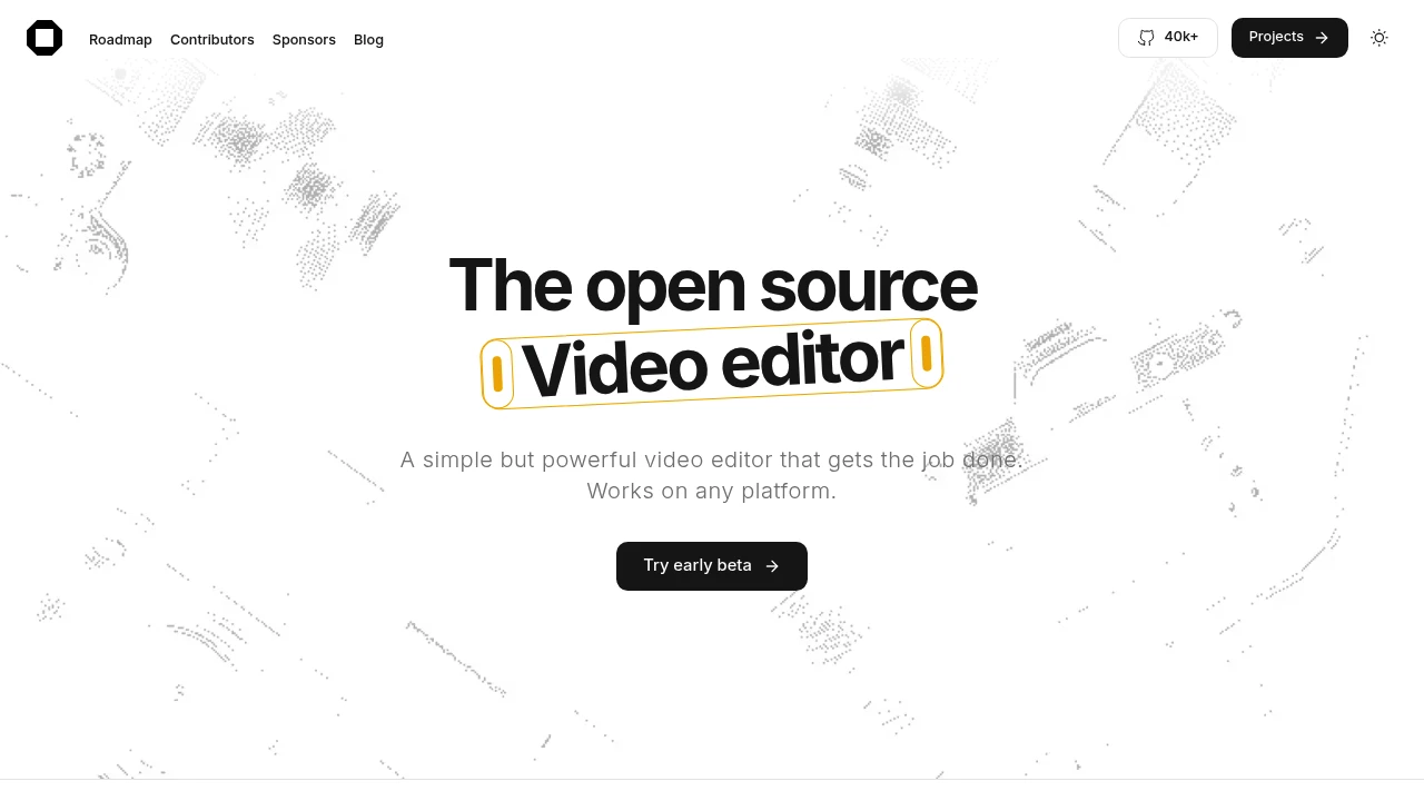 OpenCut product interface