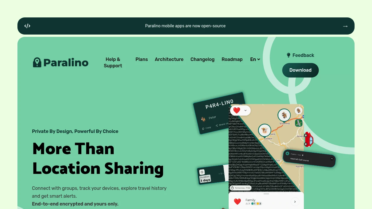 Paralino product interface