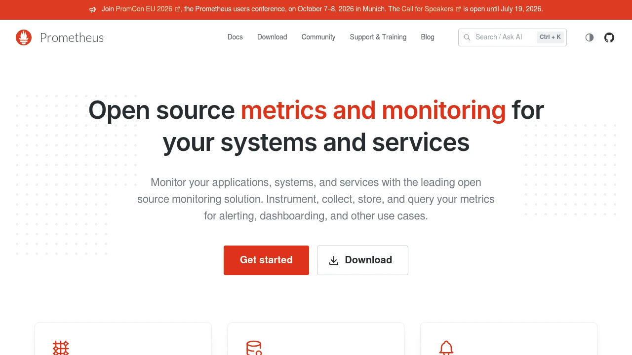 Prometheus product interface