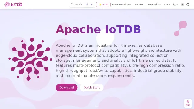 Apache IoTDB product interface