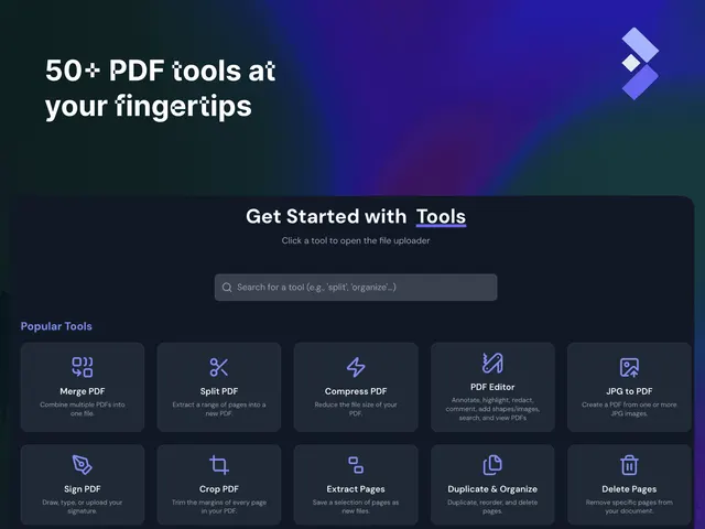 BentoPDF product interface