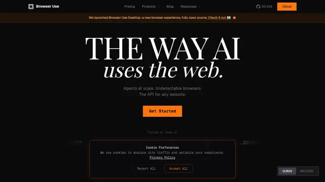 Browser Use product preview