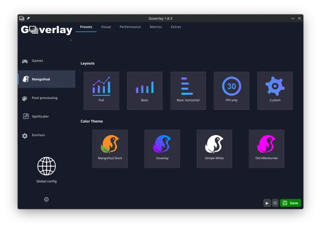 Goverlay product interface