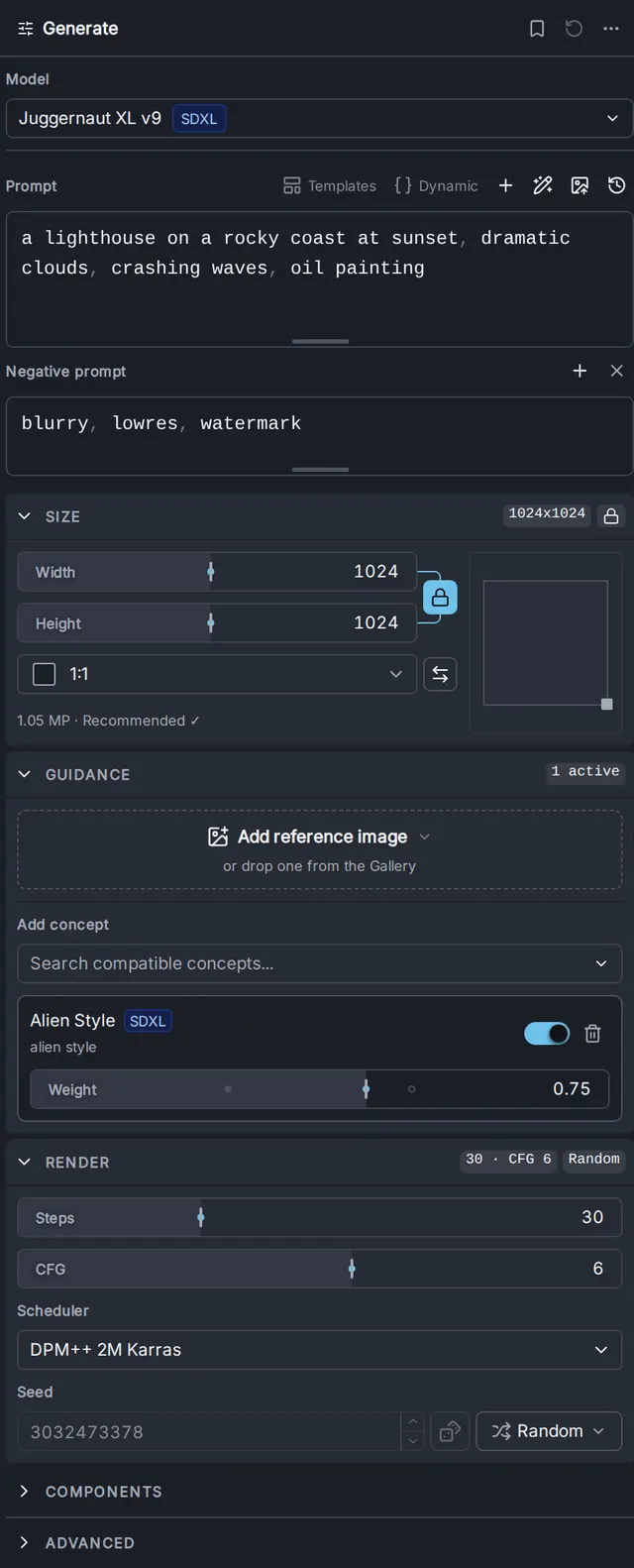 Invoke Community product interface