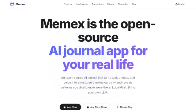 MemexAI product preview