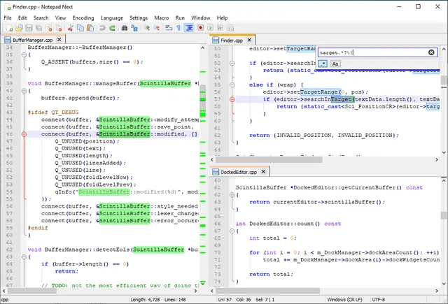 Notepad Next product interface