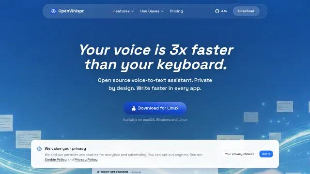 OpenWispr product interface