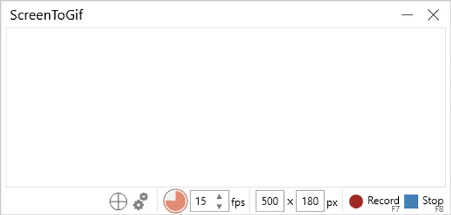 ScreenToGif product interface